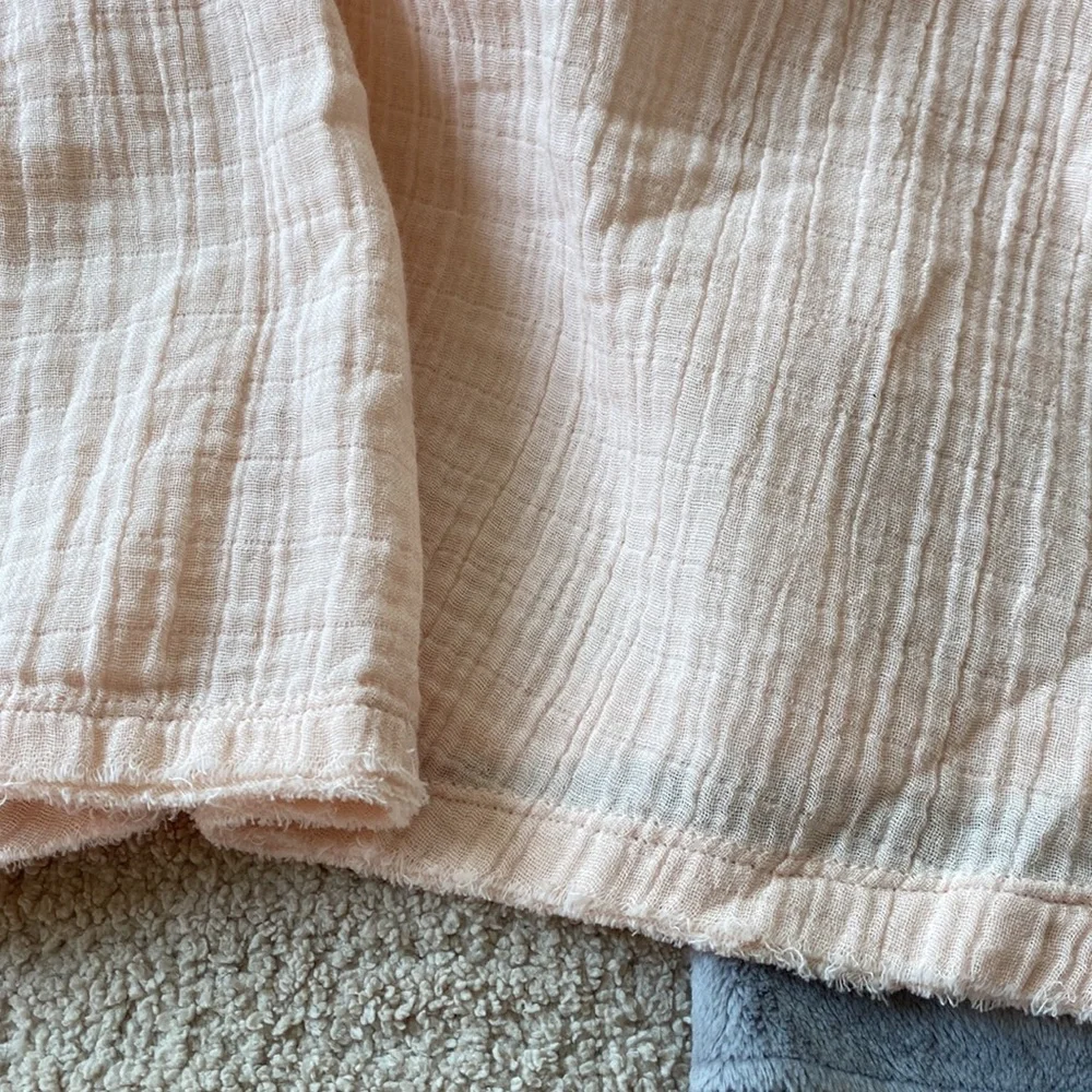 NWT ANAAK Brigitte Ruffled V-Neck Cotton Dress, Sz 1/Small - Picture 6 of 7